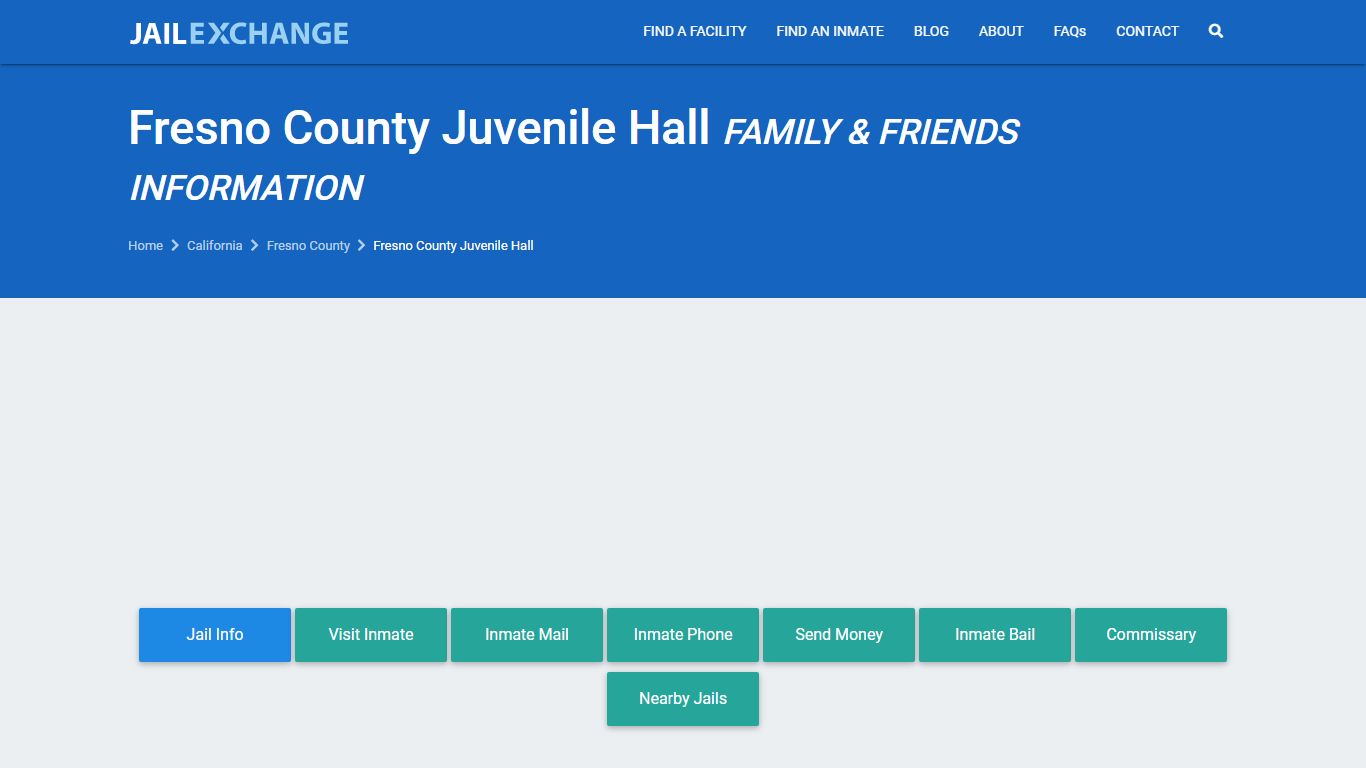 Fresno County Juvenile Hall Visitation | Mail | Phone ...
